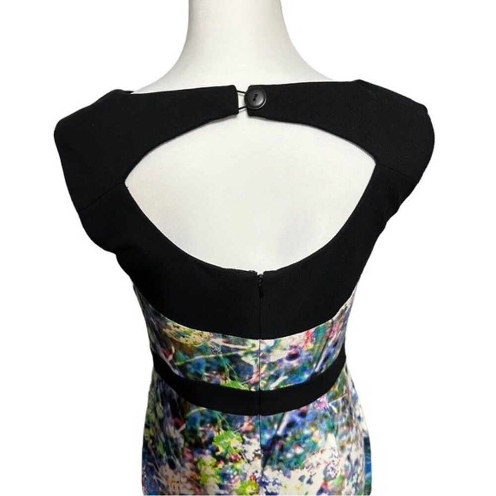 Phoebe Couture Floral Dress Sz 4 - Picture 8 of 9